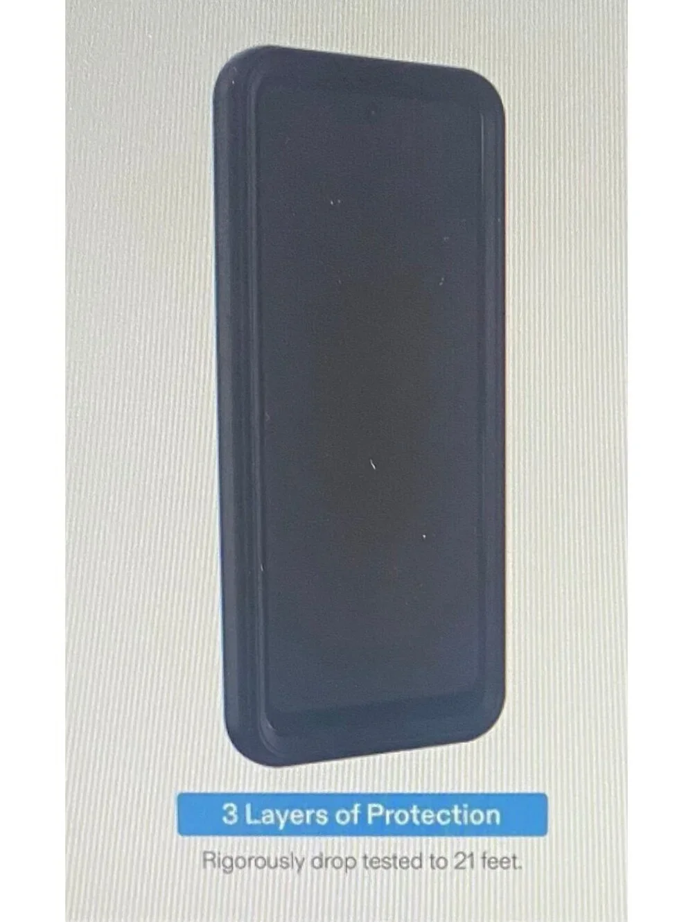 Onn Rugged Case for Samsung Galaxy A16 5G Black/Gray